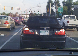 Illustration for article titled 20 More Hilarious Personalized License Plates